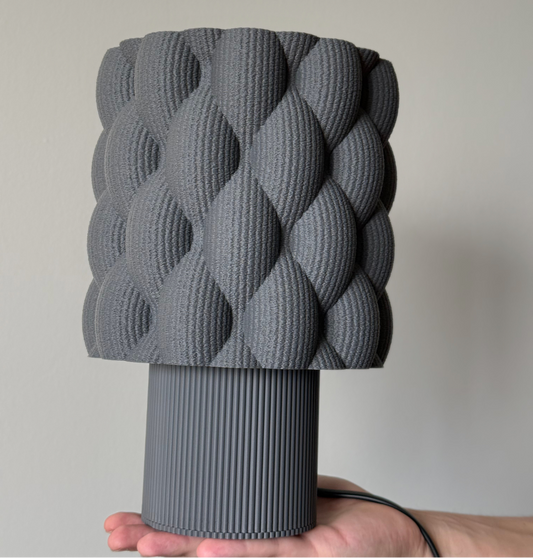 Kralovna – 3D Printed Textured Table Lamp | Modern Minimalist Lighting