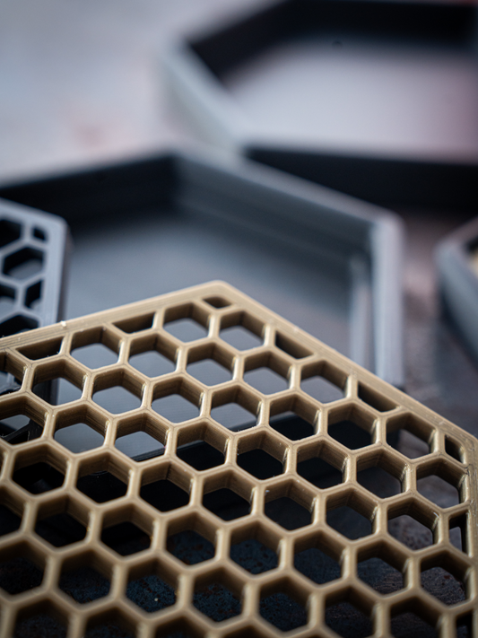 Hexagon Honeycomb Coaster – Modern Drink Coaster for Home & Office