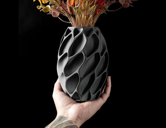 EXO Flower Vase | Modern Sculptural Decorative Vase for Home & Flowers TipShape