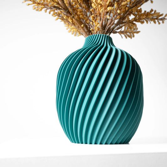 Kiva flower Vase | Modern Spiral Decorative Vase – TipShape TipShape