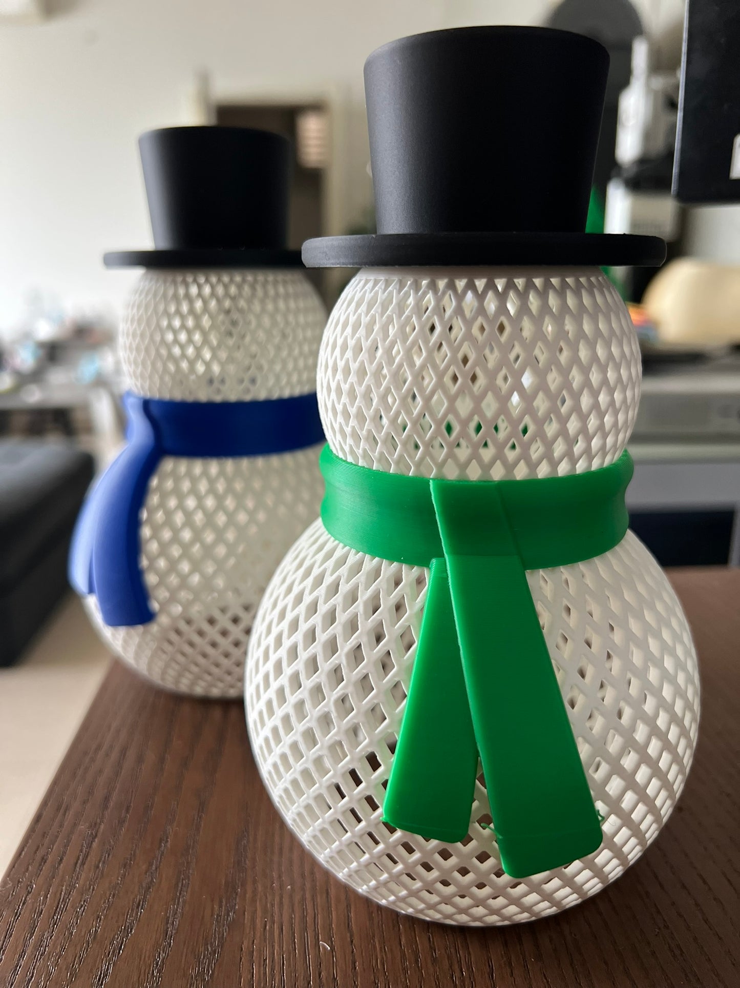 Christmas Snowman Tea Light – Festive Decorative Lantern for Warm Holiday Glow