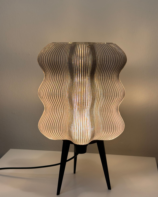 Wavy Lamp – Modern Ripple Table Lamp with Soft Ambient Glow