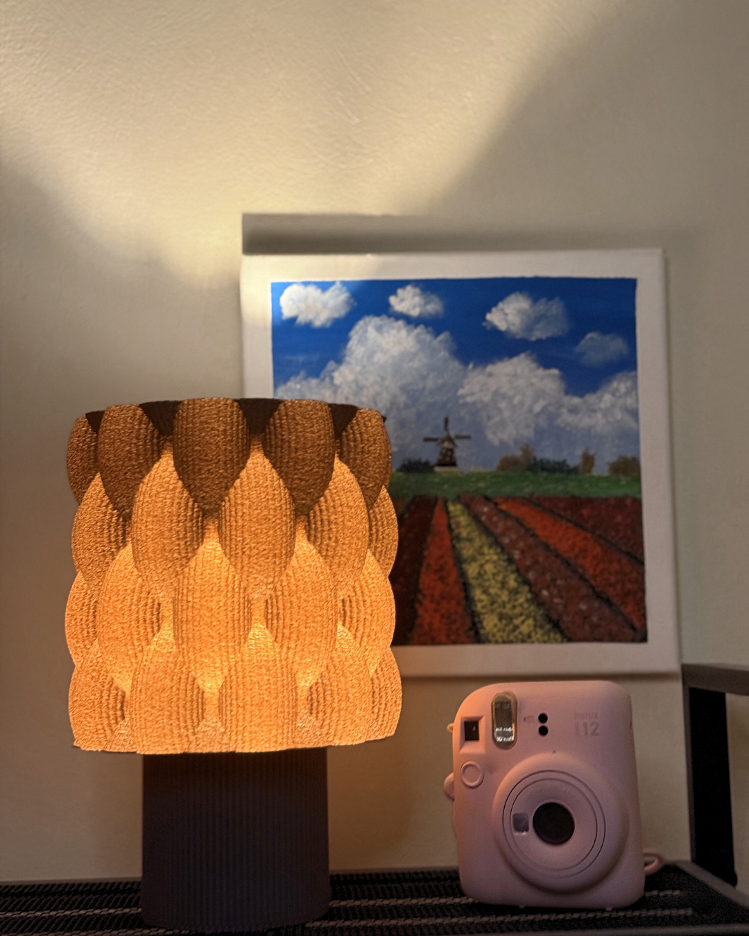 Kralovna – 3D Printed Textured Table Lamp | Modern Minimalist Lighting