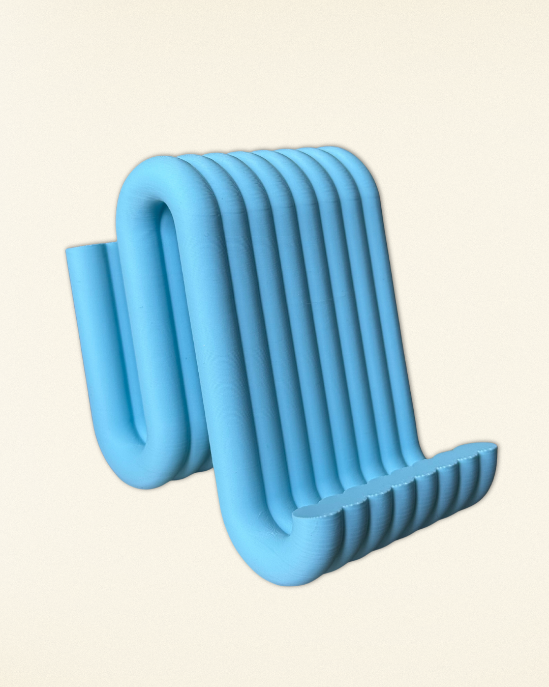 Wibble Stand – Modern Curved Phone Holder for Desk & Home