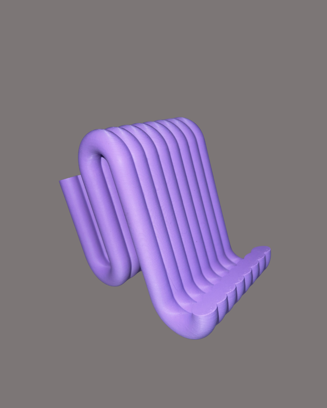 Wibble Stand – Modern Curved Phone Holder for Desk & Home