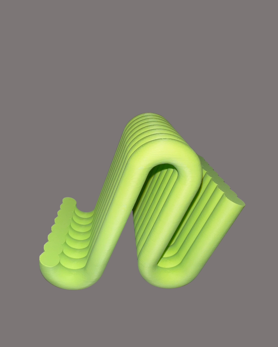 Wibble Stand – Modern Curved Phone Holder for Desk & Home