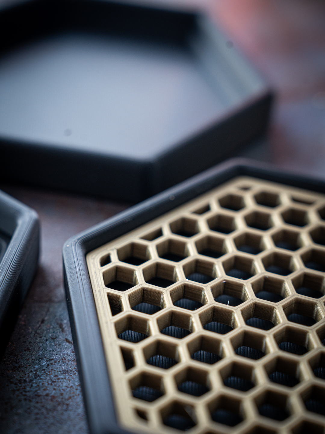 Hexagon Honeycomb Coaster – Modern Drink Coaster for Home & Office