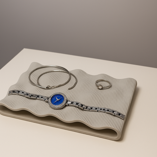 TIDEE Ripple Jewelry Tray – Modern Decorative Organizer