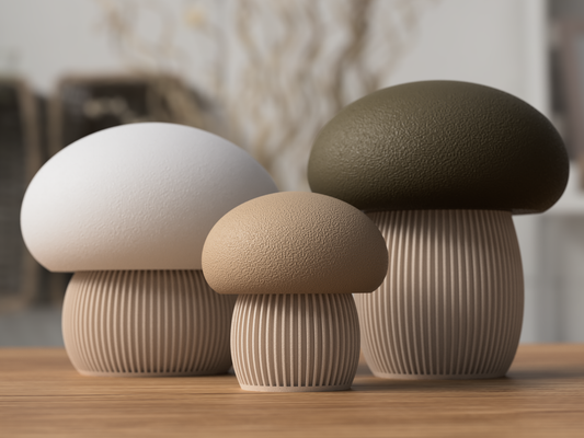 Japandi Mushroom – Minimalist Decorative Accent