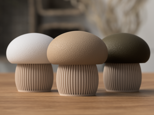Japandi Mushroom – Minimalist Decorative Accent