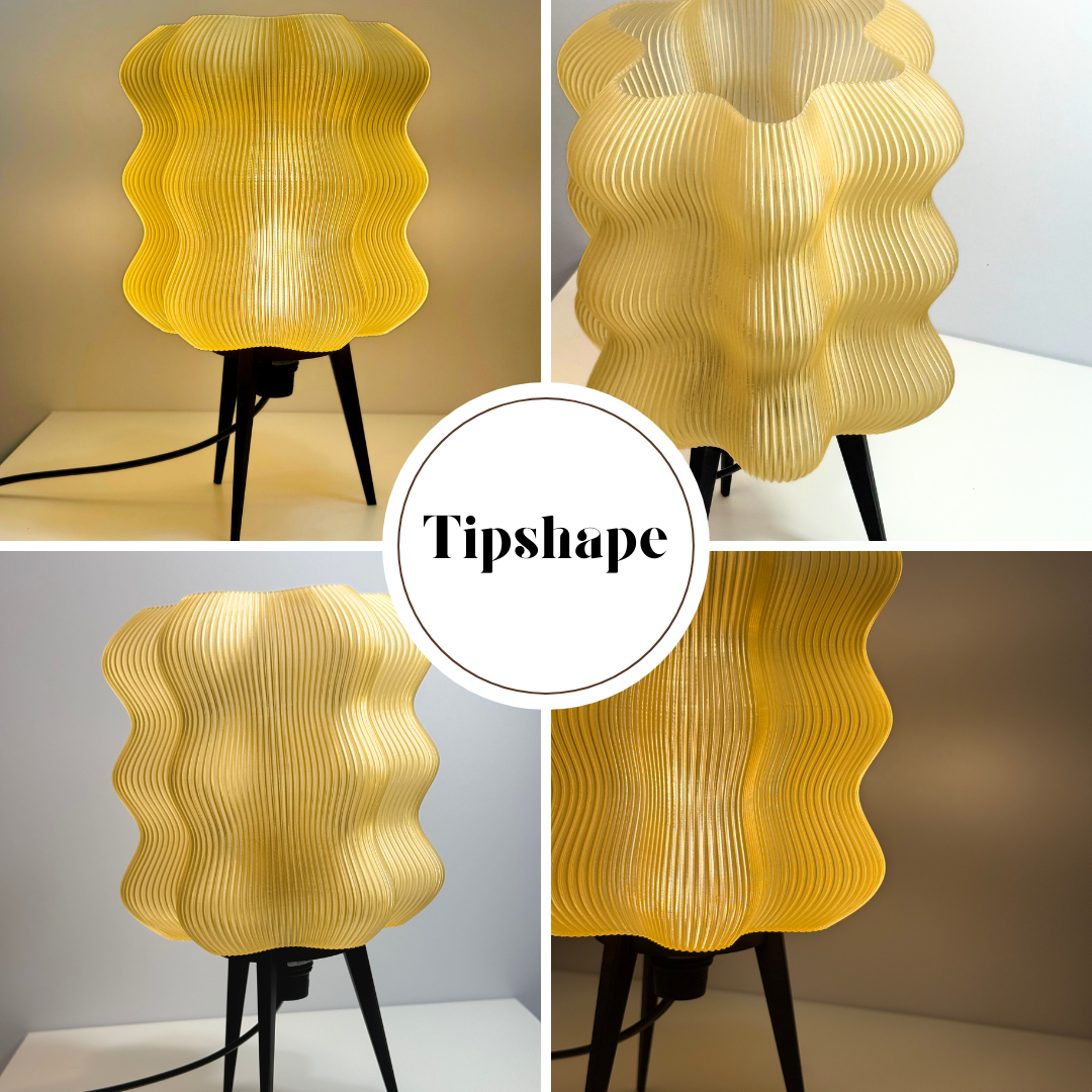 Wavy Lamp – Modern Ripple Table Lamp with Soft Ambient Glow