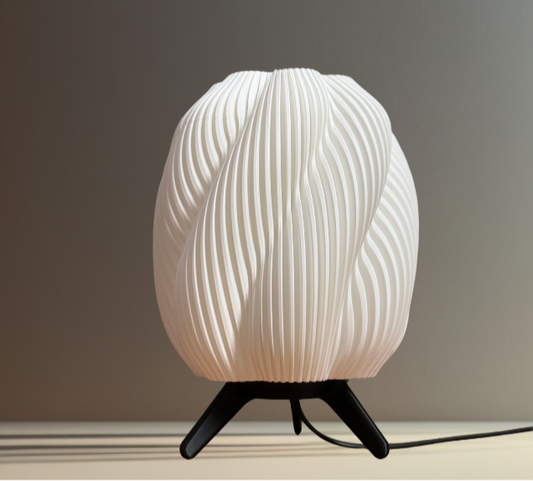 Aurora Lamp – Modern 3D Printed Table Lamp | Minimalist LED Bedside & Desk Lighting